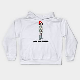 Daria Sick Sad World Kids Hoodie